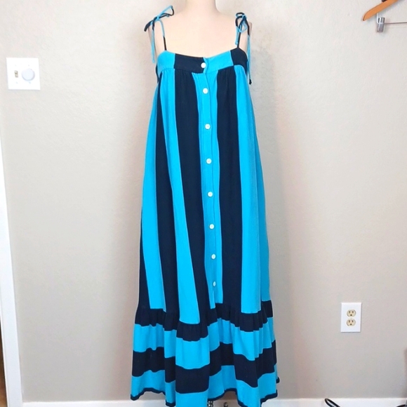 M.D.S. Stripes Maxi Dress - Picture 1 of 8